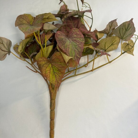 Fall leaf spray, home decor, faux fall leaves, artificial grass, home decor - Picture 3 of 3